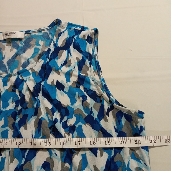 Jones Studio separates Womens 1X blue top - Picture 8 of 8